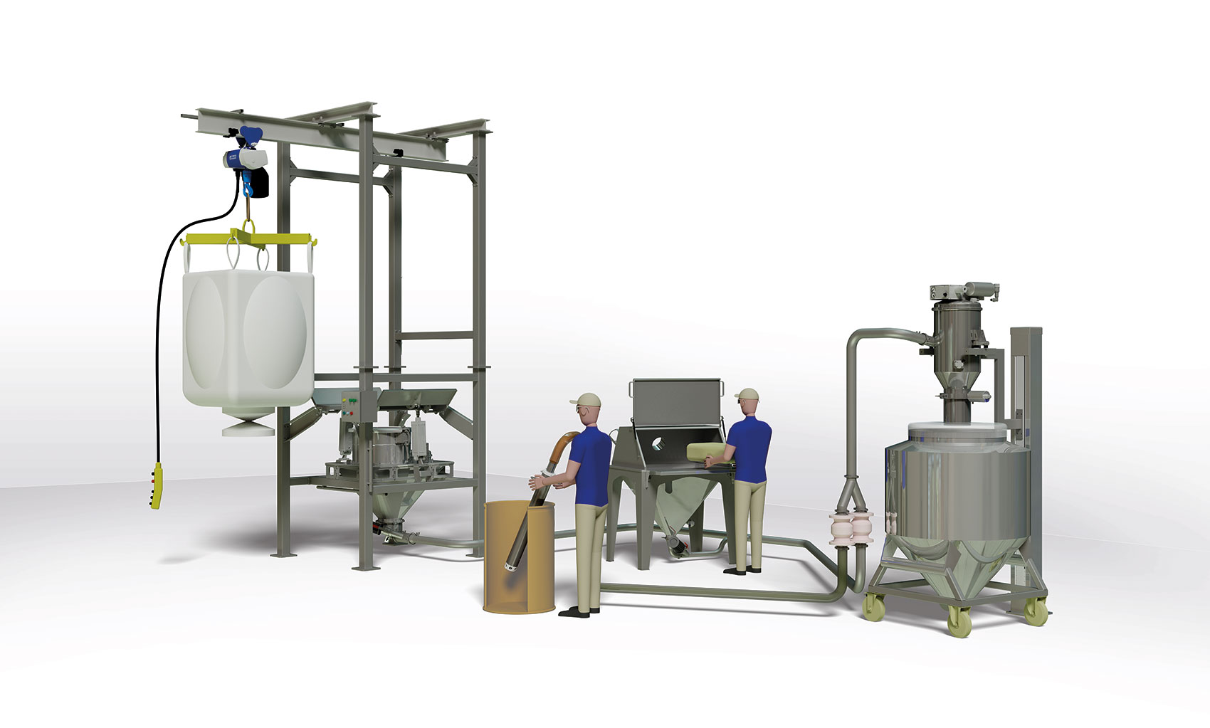 Transfer systems. Vacuum Conveyor System. Pneumatic transfer Systems:. Vacuum Ejector Conveyor. Dec Powder transfer System.